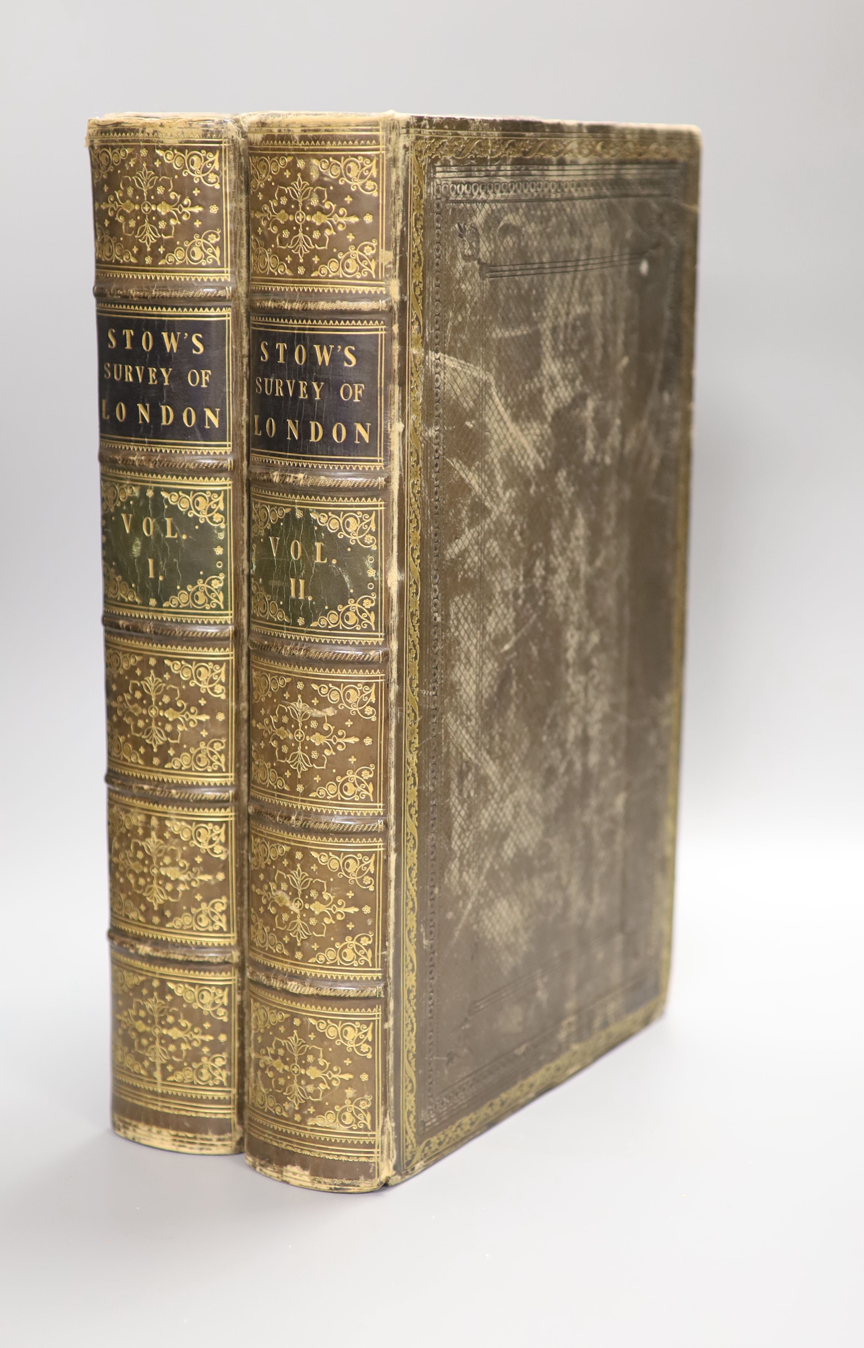Stow, John - A Survey of the Cities of London and Westminster ... Written at first in the year MDXCVIII... Now lastly, corrected, improved, and very much enlarged ... by John Strype .. to which is prefixed